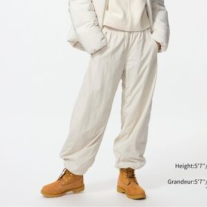Uniqlo warm lined drawstring pants